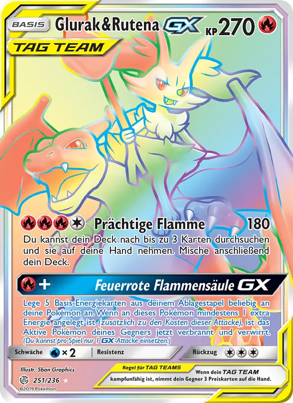 Glurak & Rutena GX (Welten im Wandel #251/236)