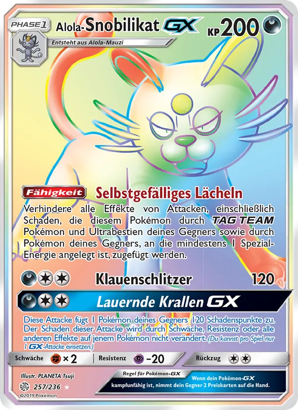 Alola-Snobilikat GX (Welten im Wandel #257/236)
