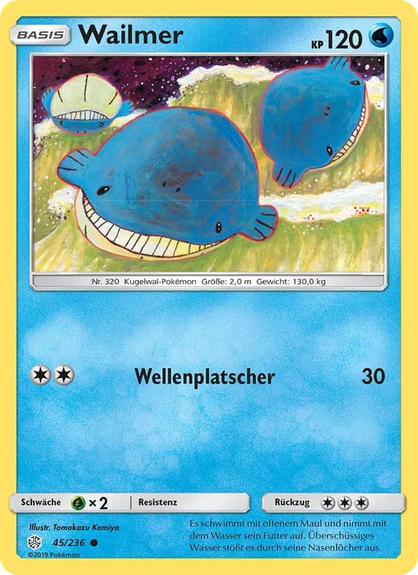 Wailmer (Cosmic Eclipse #45/236)