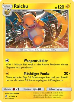 Raichu (Welten im Wandel #67/236)