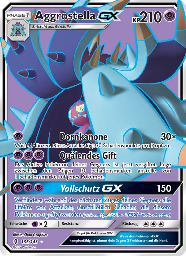 Aggrostella GX (Guardians Rising #136/145)