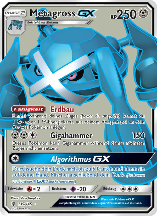 Metagross GX (Guardians Rising #139/145)