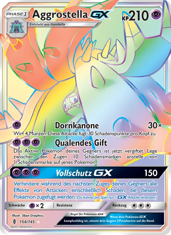 Aggrostella GX (Guardians Rising #154/145)