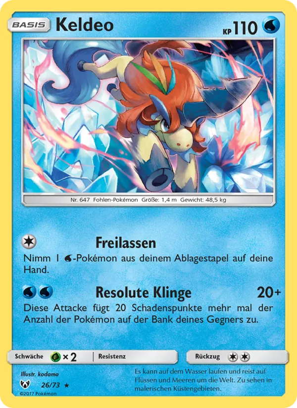 Keldeo (Schimmernde Legenden #26/73)