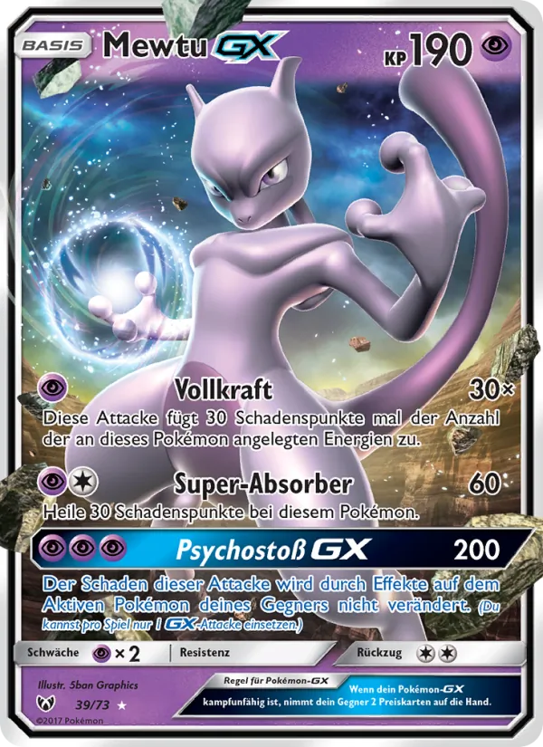 Mewtu GX (Schimmernde Legenden #39/73)