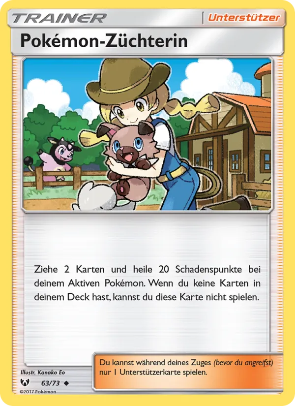 Pokémon-Züchterin (Shining Legends #63/73)