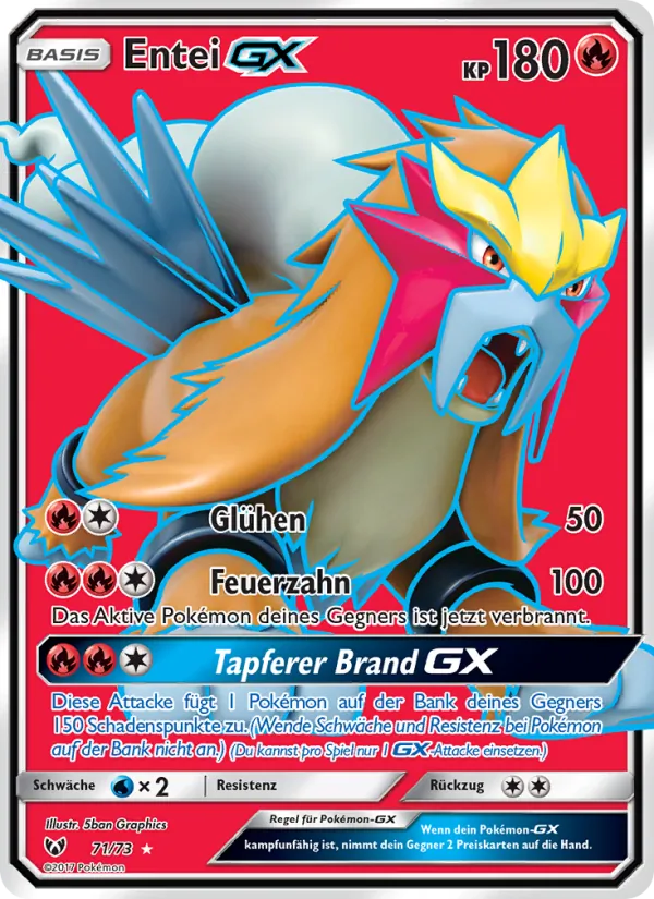 Entei GX (Shining Legends #71/73)