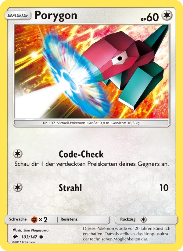 Porygon (Nacht in Flammen #103/147)