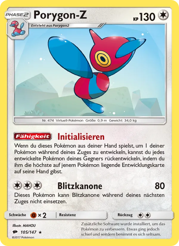 Porygon-Z (Nacht in Flammen #105/147)