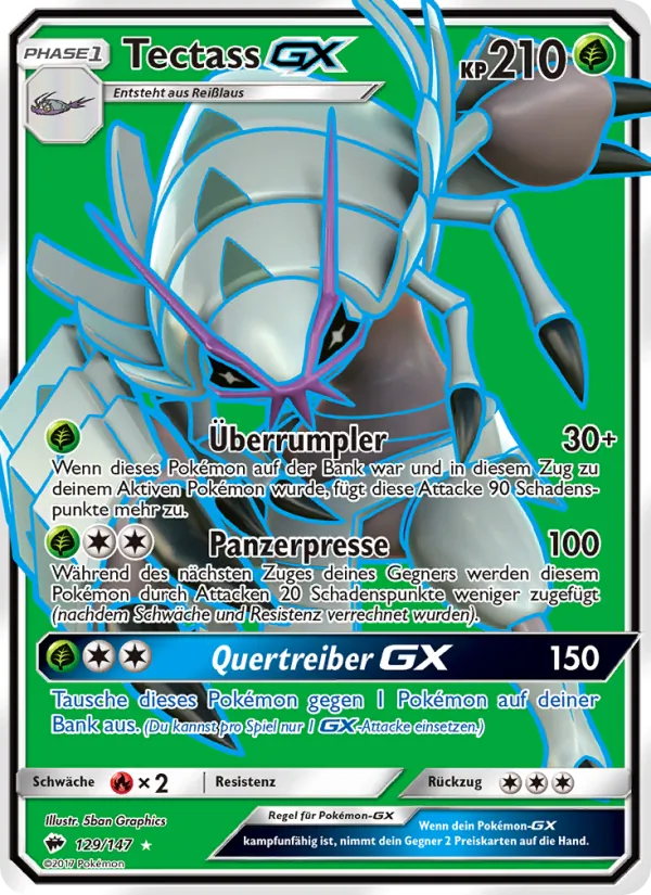 Tectass GX (Burning Shadows #129/147)