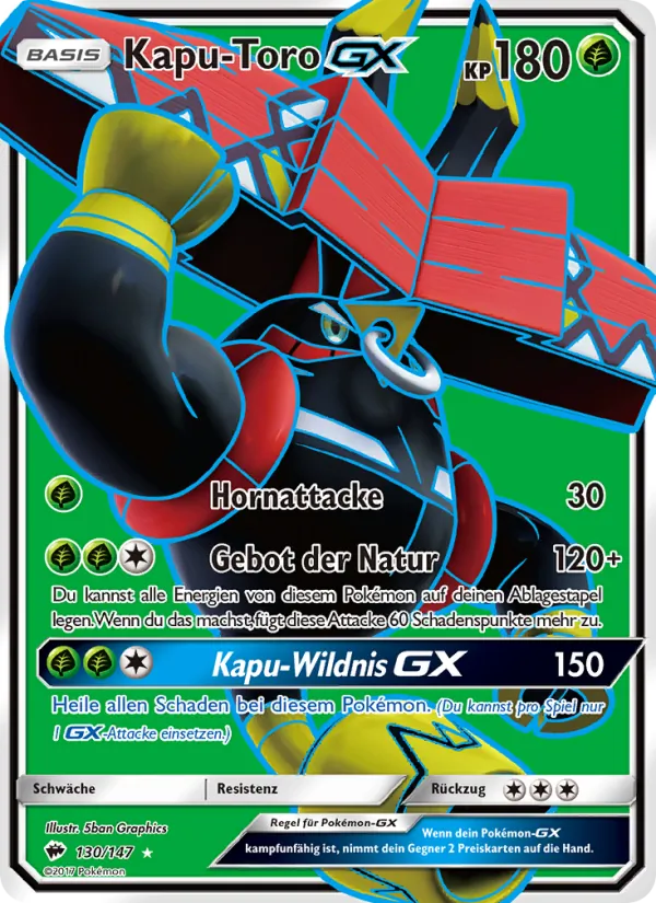 Kapu-Toro GX (Burning Shadows #130/147)