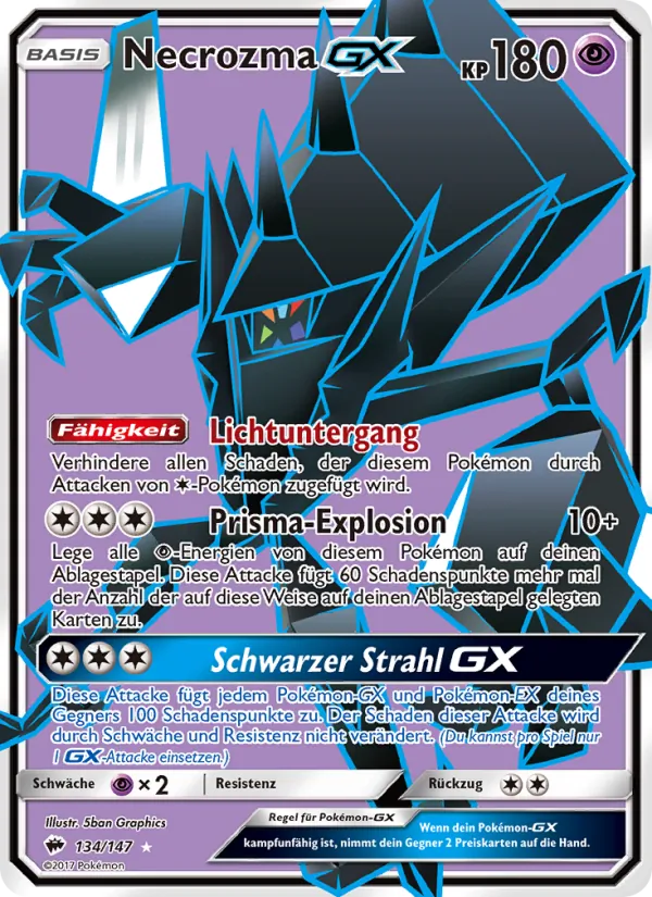 Necrozma GX (Burning Shadows #134/147)