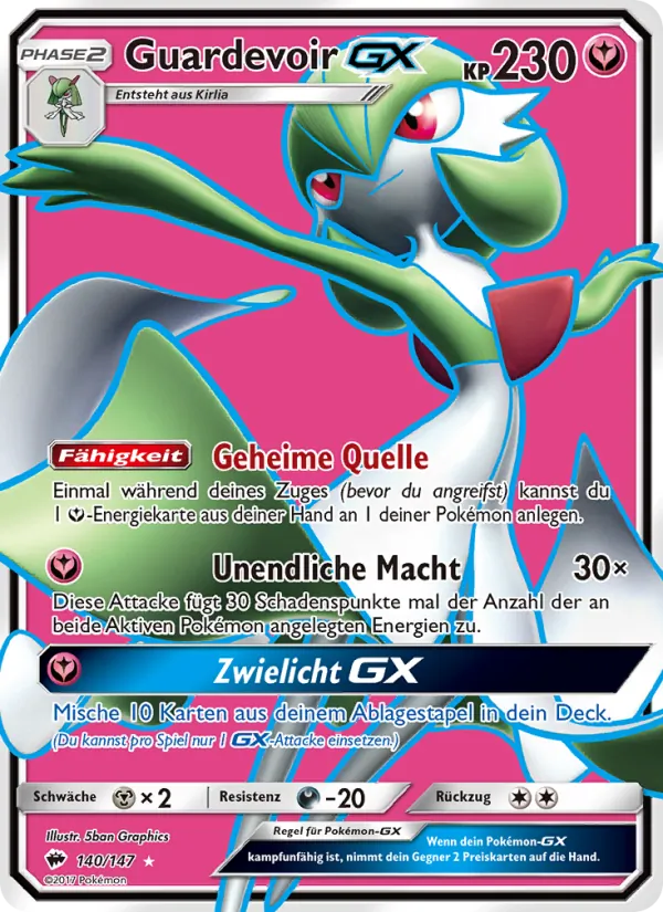 Guardevoir GX (Nacht in Flammen #140/147)