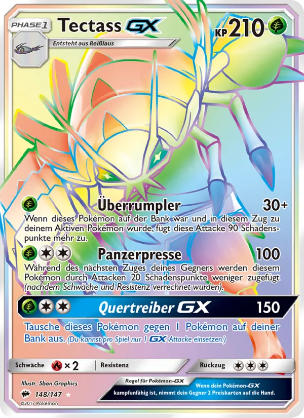 Tectass GX (Burning Shadows #148/147)