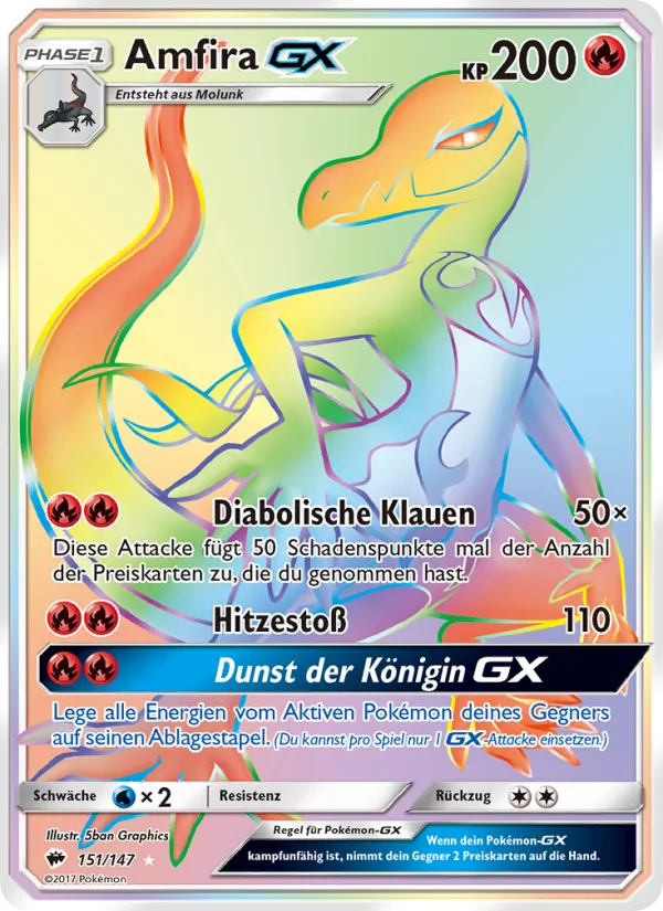 Amfira GX (Burning Shadows #151/147)