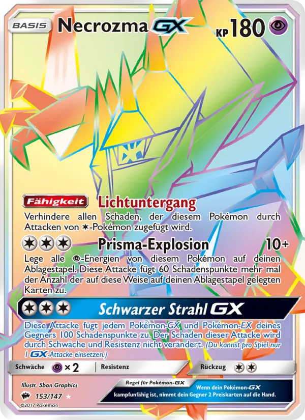 Necrozma GX (Burning Shadows #153/147)