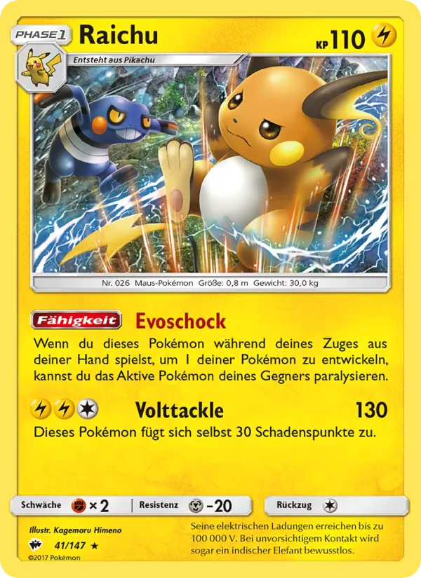 Raichu (Nacht in Flammen #41/147)