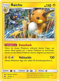 Raichu (Nacht in Flammen #41/147)