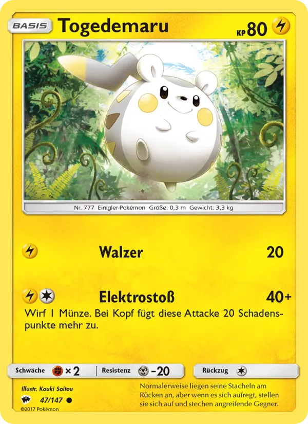 Togedemaru (Nacht in Flammen #47/147)