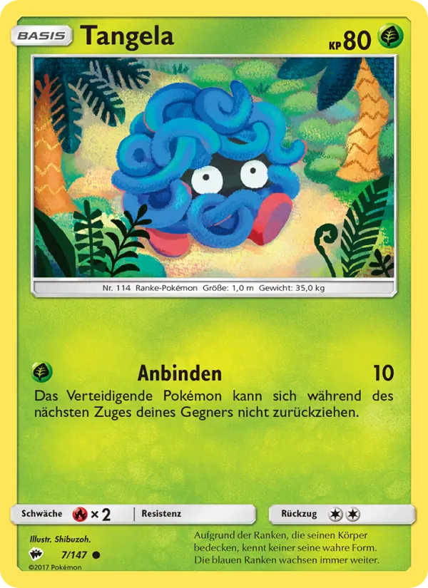 Tangela (Nacht in Flammen #7/147)