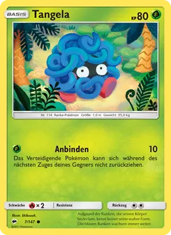 Tangela (Nacht in Flammen #7/147)