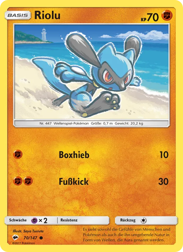Riolu (Burning Shadows #70/147)