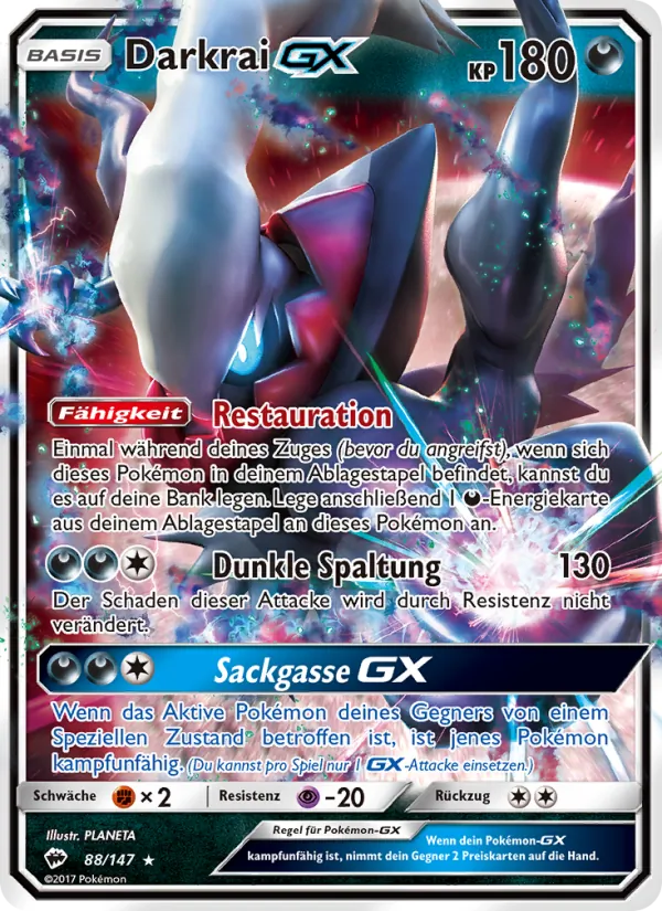 Darkrai GX (Nacht in Flammen #88/147)