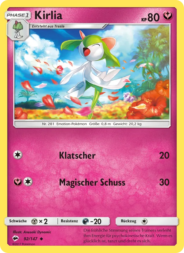 Kirlia (Burning Shadows #92/147)