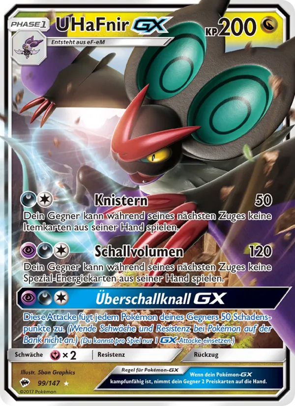 UHaFnir GX (Burning Shadows #99/147)
