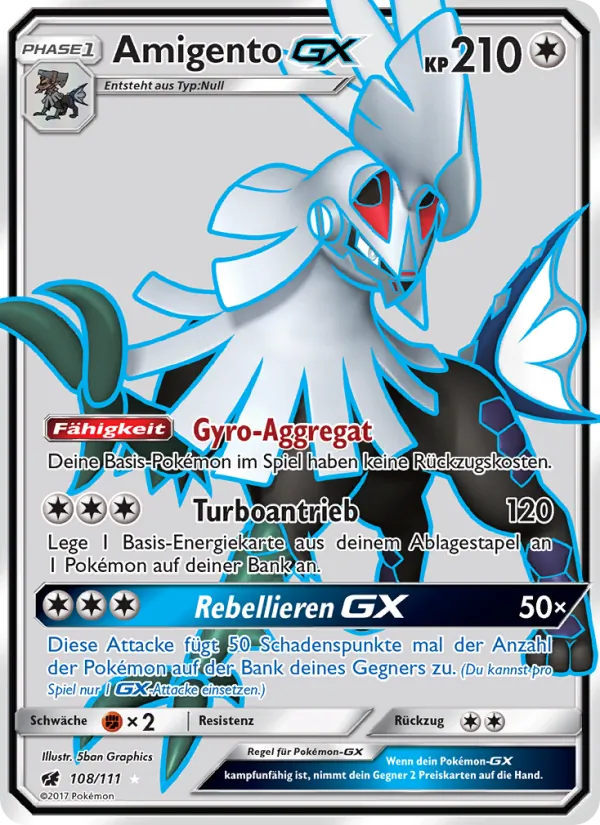 Amigento GX (Aufziehen der Sturmröte #108/111)