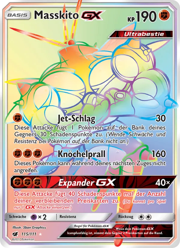 Masskito GX (Aufziehen der Sturmröte #115/111)