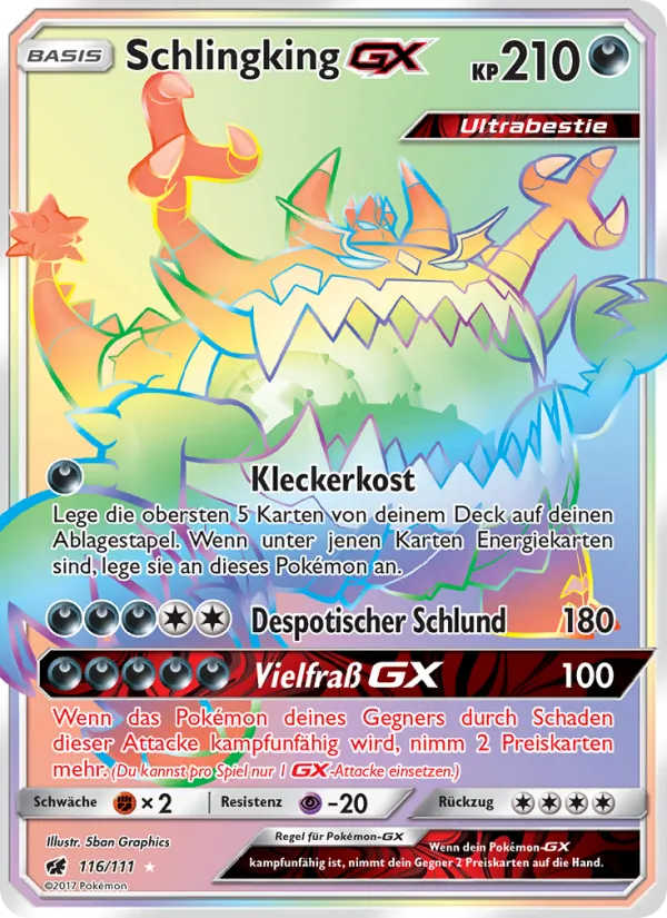 Schlingking GX (Crimson Invasion #116/111)