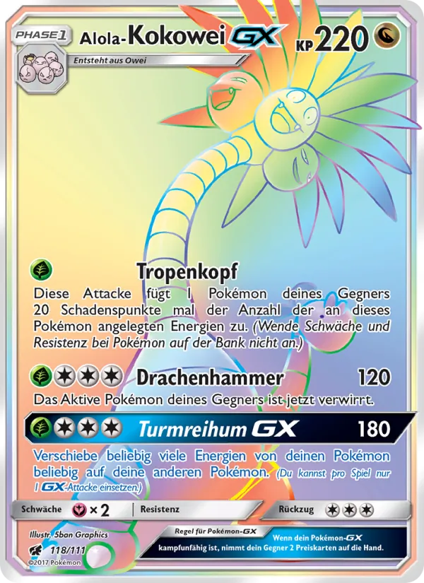 Alola-Kokowei GX (Crimson Invasion #118/111)