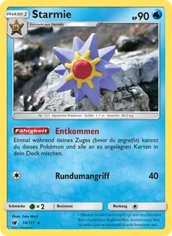 Starmie (Aufziehen der Sturmröte #16/111)