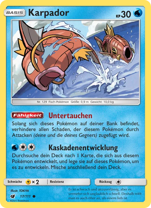 Karpador (Aufziehen der Sturmröte #17/111)