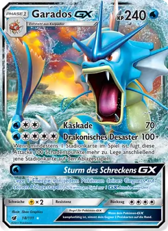 Garados GX (Aufziehen der Sturmröte #18/111)
