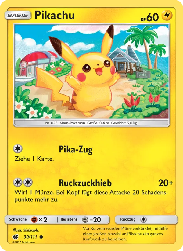 Pikachu (Aufziehen der Sturmröte #30/111)