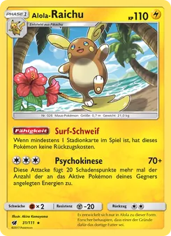 Alola-Raichu (Aufziehen der Sturmröte #31/111)