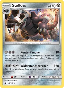 Stolloss (Aufziehen der Sturmröte #67/111)