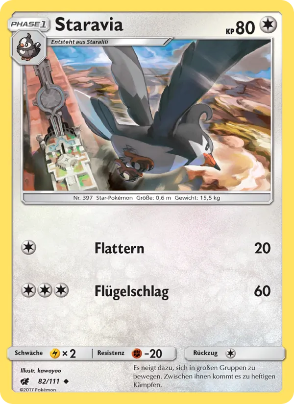 Staravia (Aufziehen der Sturmröte #82/111)