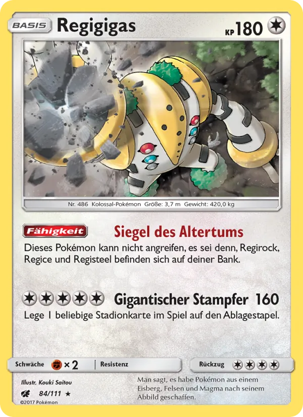 Regigigas (Aufziehen der Sturmröte #84/111)