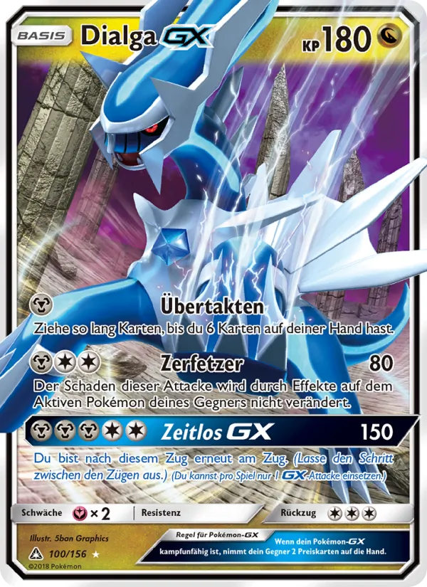 Dialga GX (Ultra Prism #100/156)