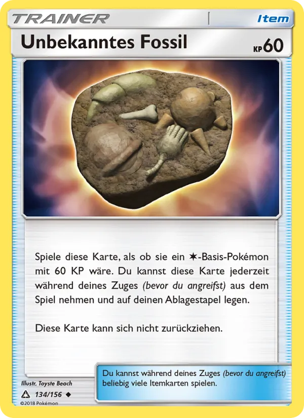 Unbekanntes Fossil (Ultra-Prisma #134/156)