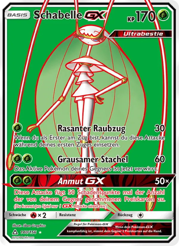 Schabelle GX (Ultra Prism #140/156)