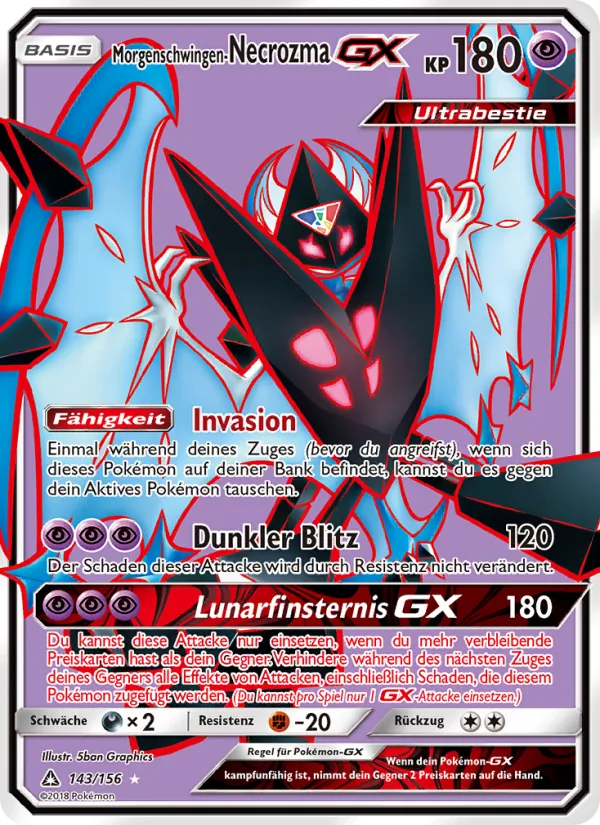 Morgenschwingen-Necrozma GX (Ultra-Prisma #143/156)
