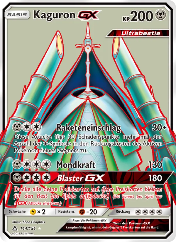 Kaguron GX (Ultra Prism #144/156)