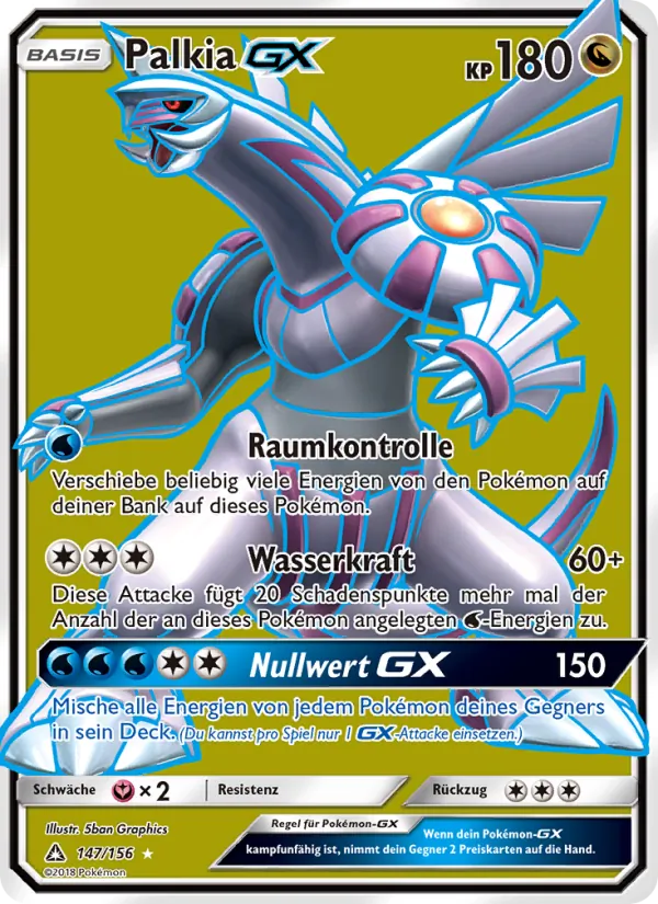 Palkia GX (Ultra Prism #147/156)