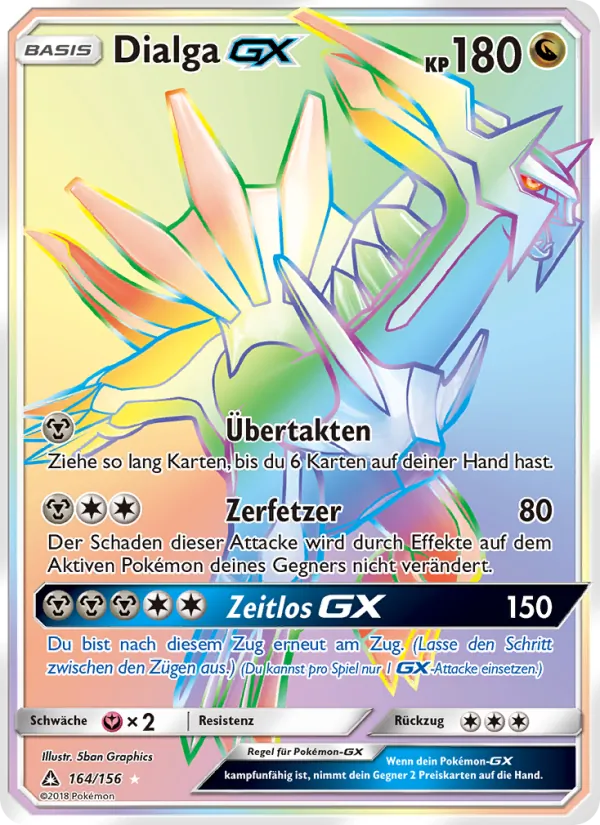 Dialga GX (Ultra Prism #164/156)