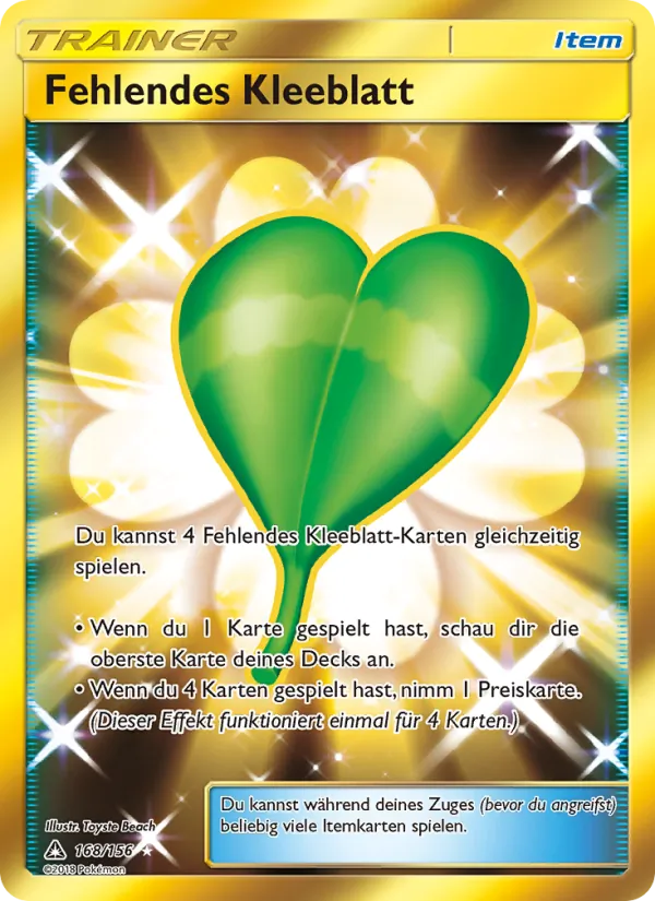 Fehlendes Kleeblatt (Ultra-Prisma #168/156)