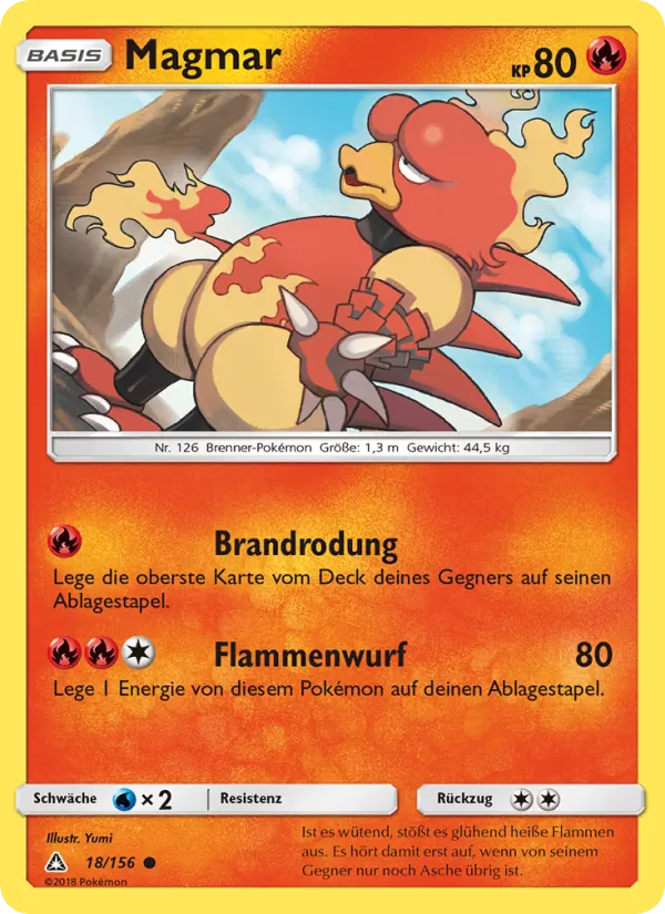 Magmar (Ultra Prism #18/156)